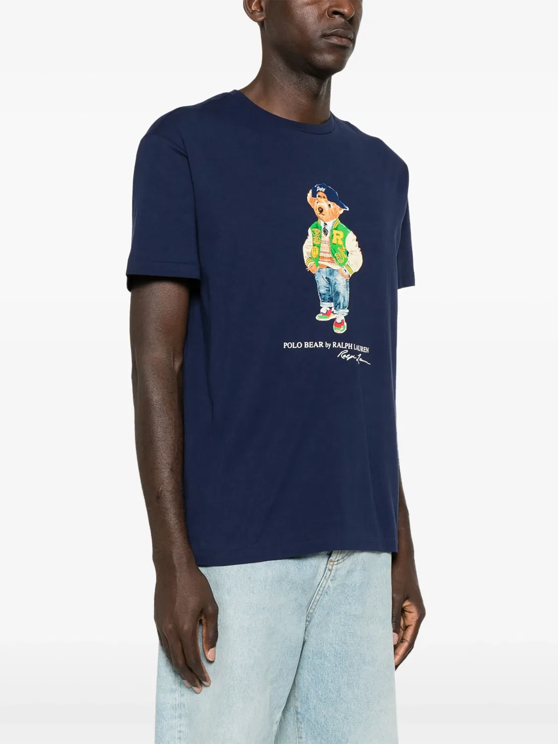 Футболка с медведем Polo Ralph Lauren, темно-синий — фото 3