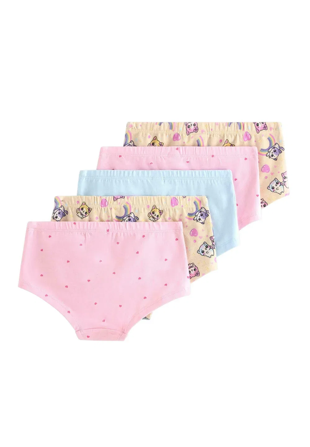 5-Pack хипстерские трусы Lindex, White — фото 2