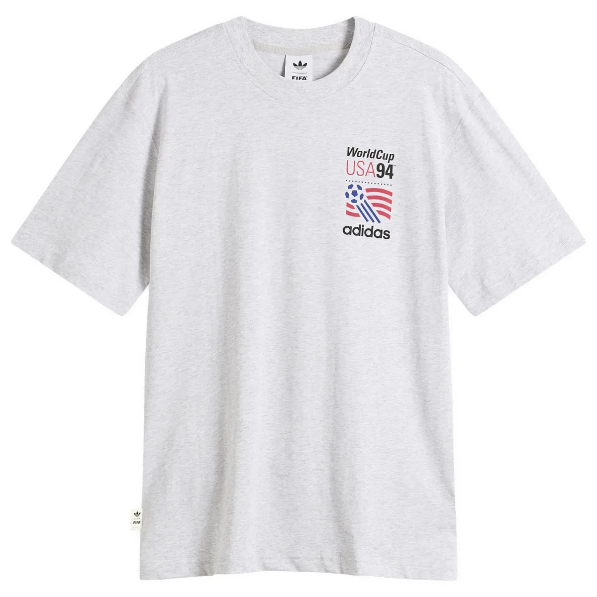 Футболка с принтом Graphic T-shirt Adidas, Light Grey Heather