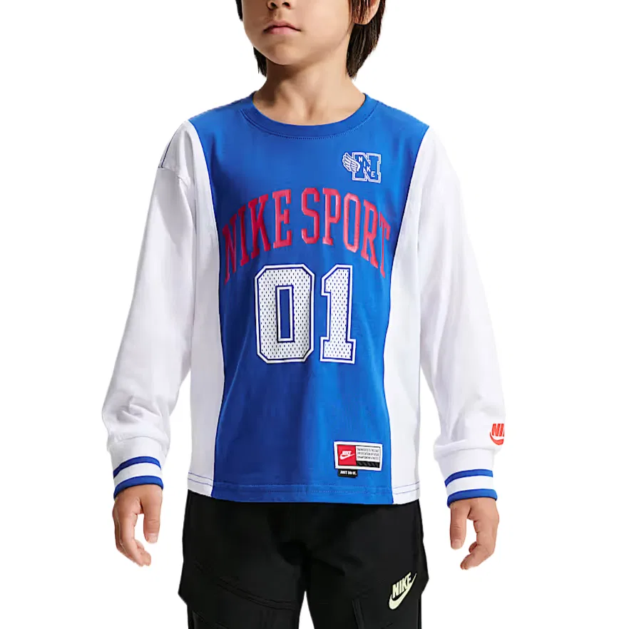 Детская футболка с круглым вырезом Game Royal Blue Nike