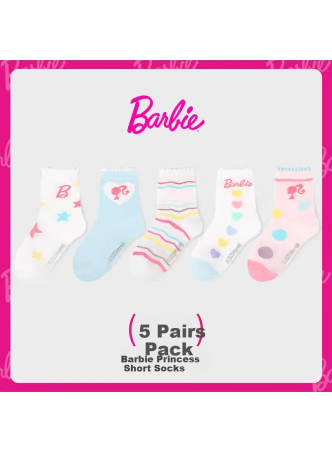 Носки детские с принтом для девочек Barbie — фото 2
