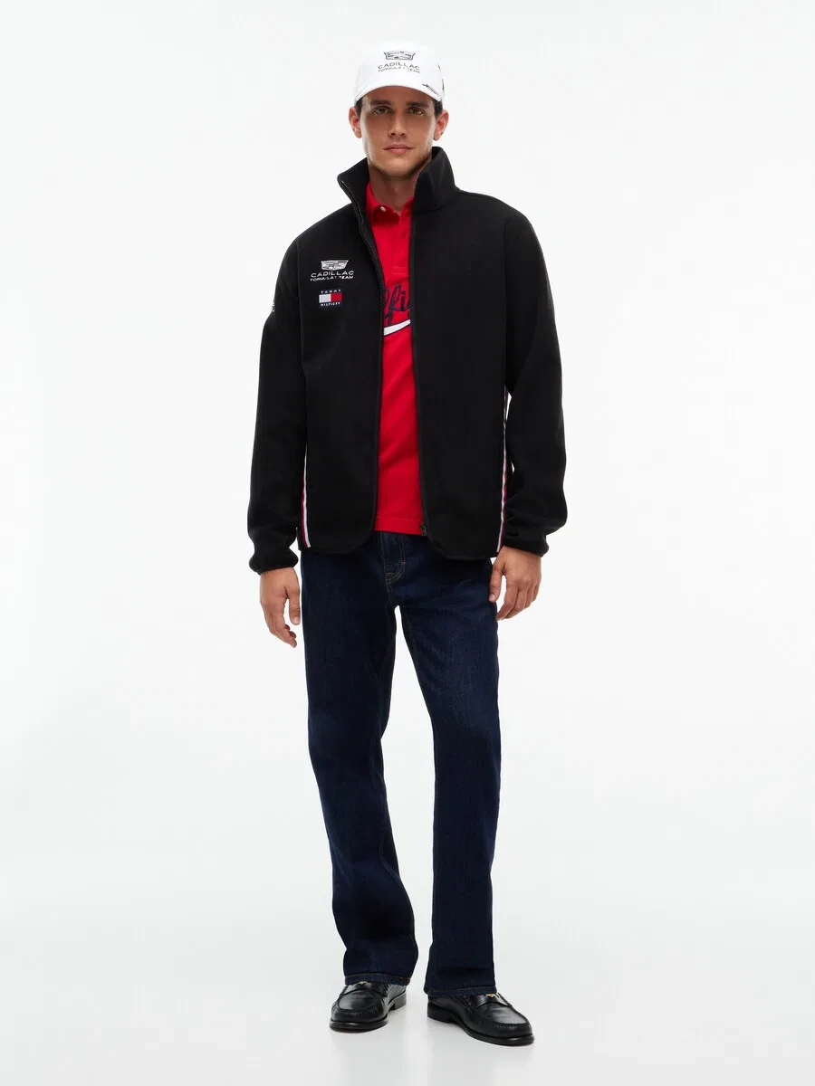 Худи на молнии TOMMY HILFIGER 'TH X CF1 Replica' черного цвета — фото 3