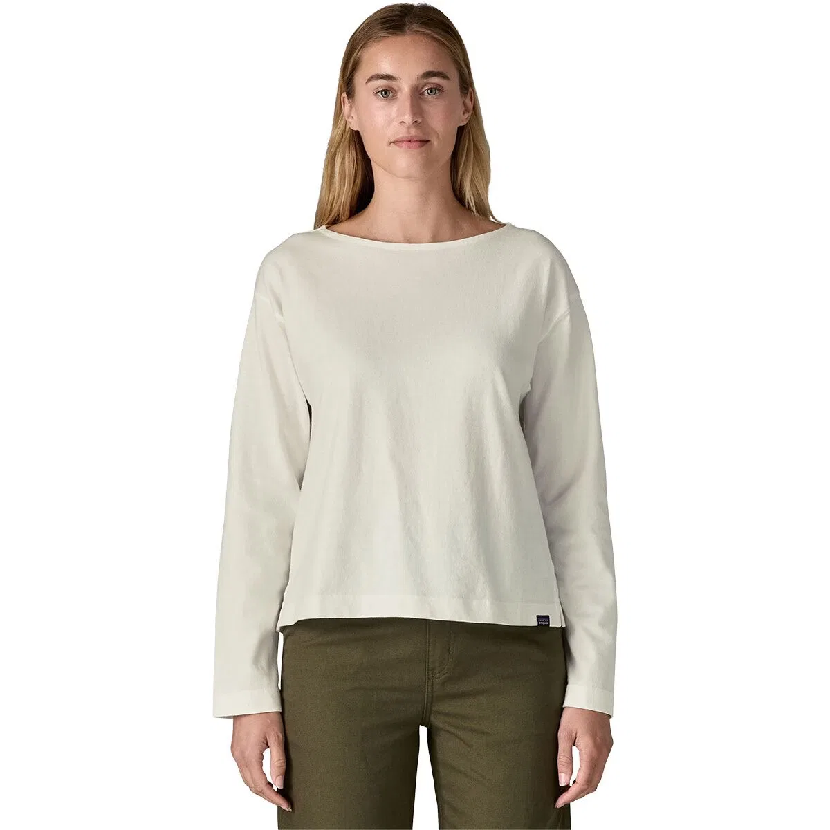Женский лонгслив с длинным рукавом Mariner Patagonia, White