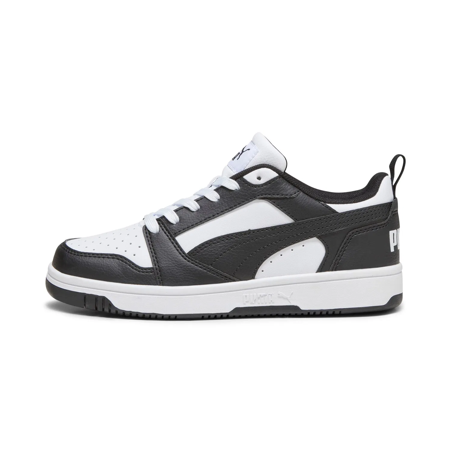 Детские ретро-кроссовки с дышащей стелькой PUMA, White/Black — фото 2