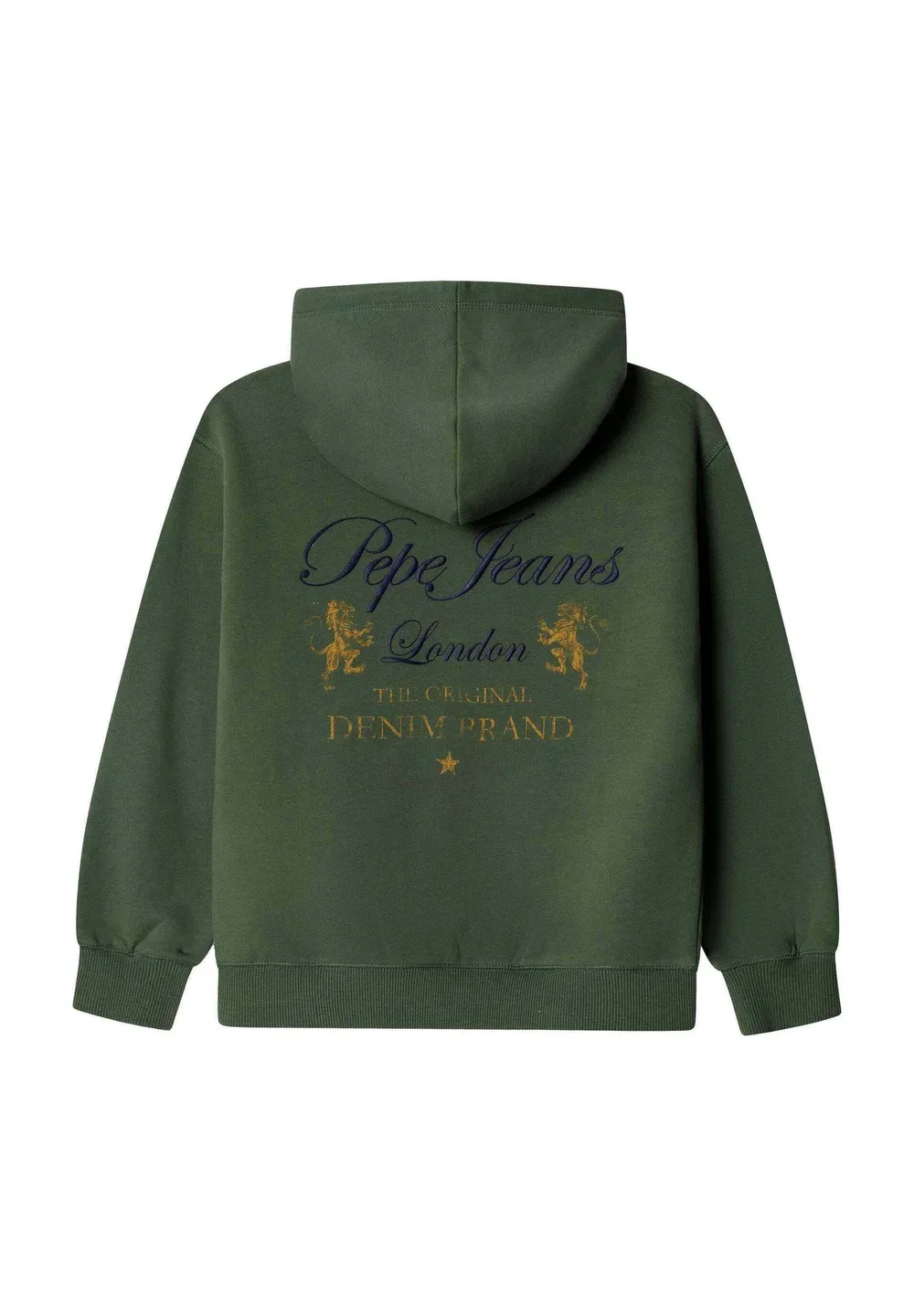 Толстовка с капюшоном - на молнии Pepe Jeans, Pine Green — фото 2