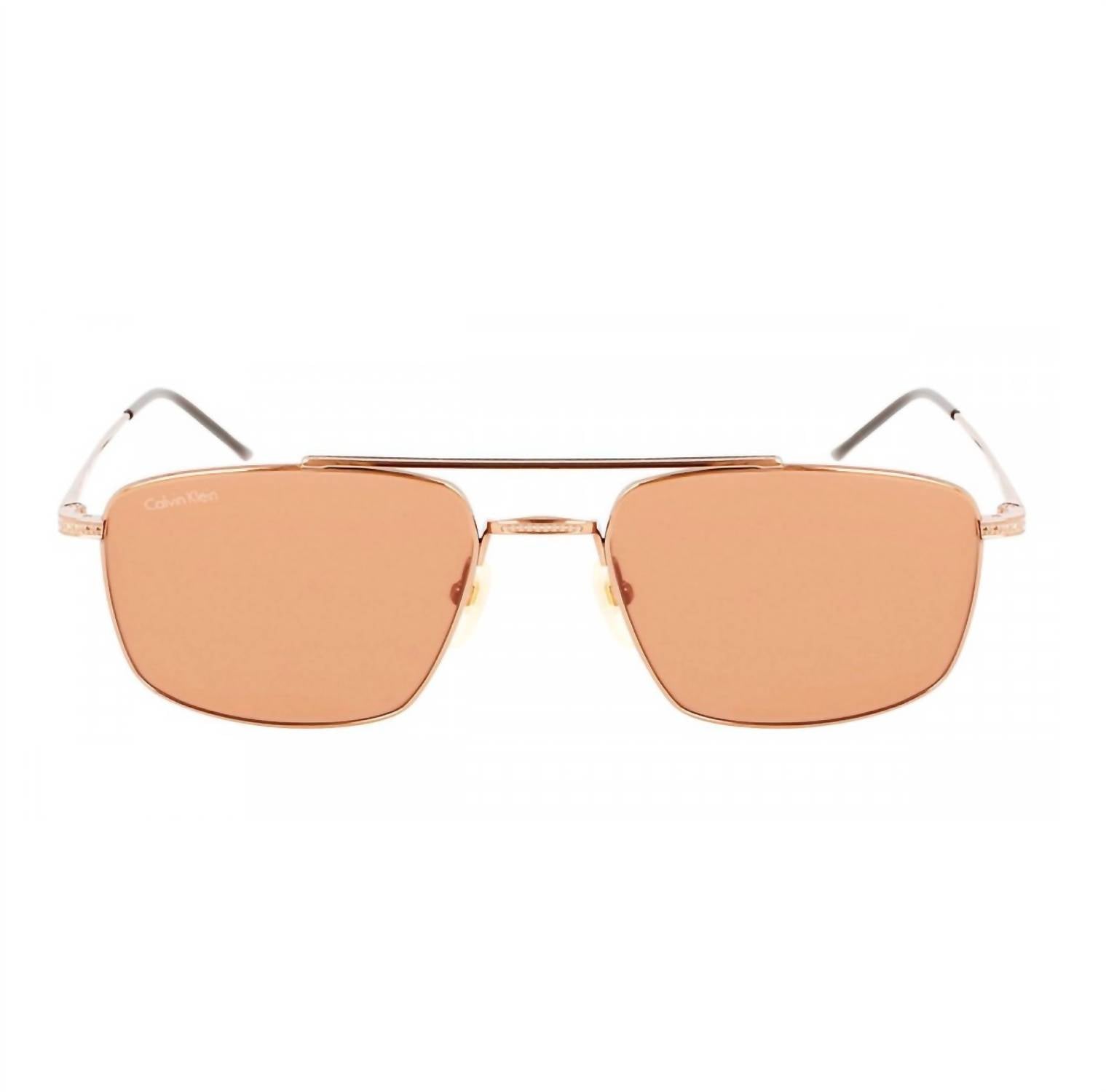 

Мужские солнцезащитные очки Ck22111Ts в золотом цвете Calvin Klein
