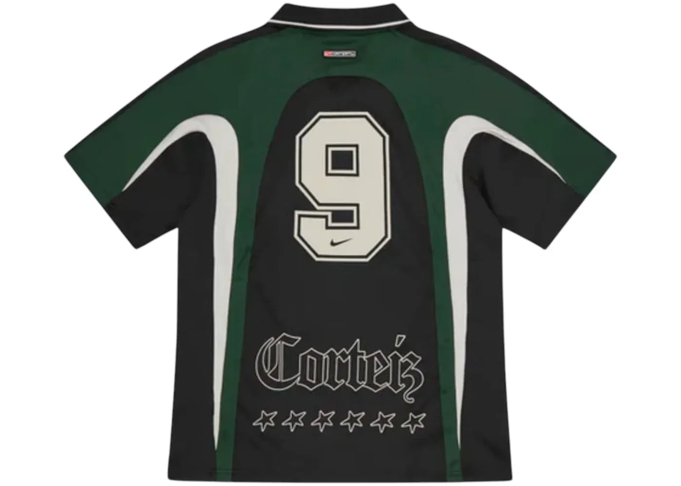 Мужская футбольная джерси с длинным рукавом Jersey Nike, Black/Forest Green — фото 2