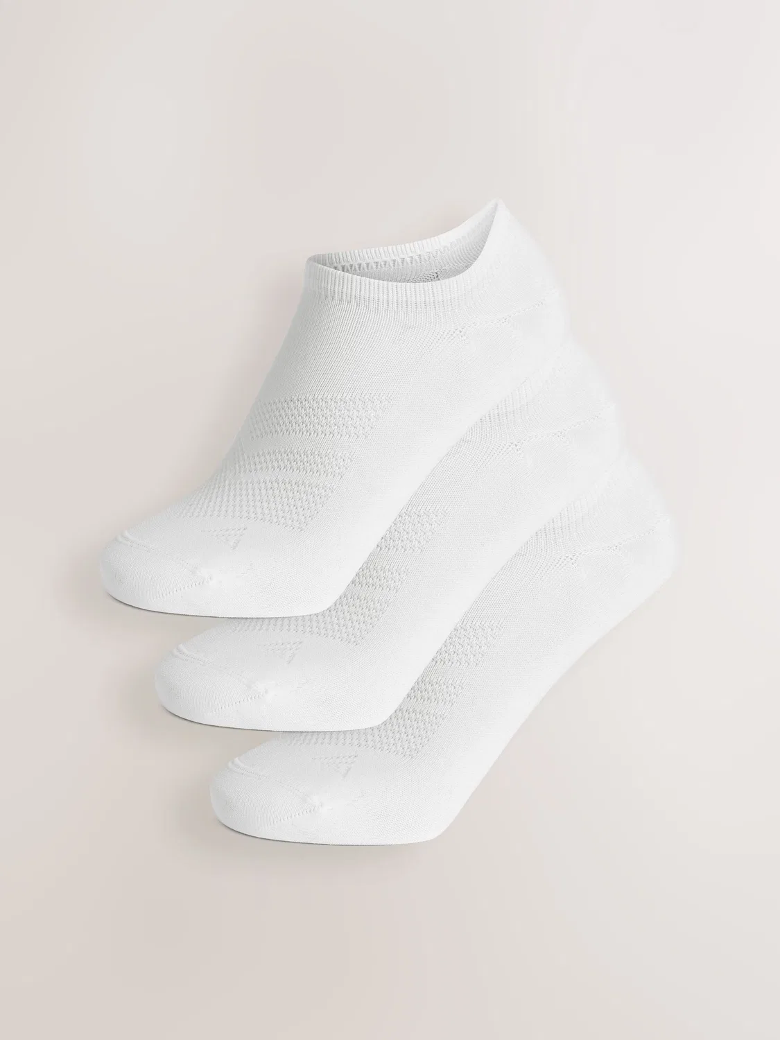 Носки спортивные низкие White Low Rise 3 пары Next, белый