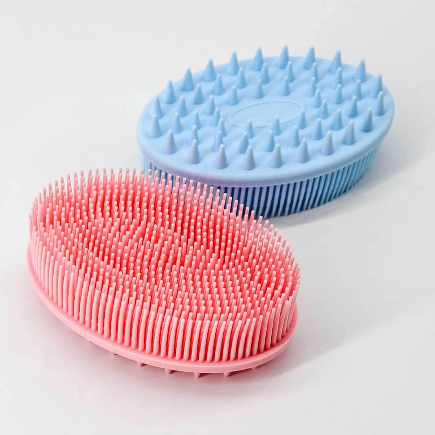 Массажная щетка для тела, Silicone Bath Brush, Generisch, набор 4 шт, 12 см, 1 Blue — фото 4
