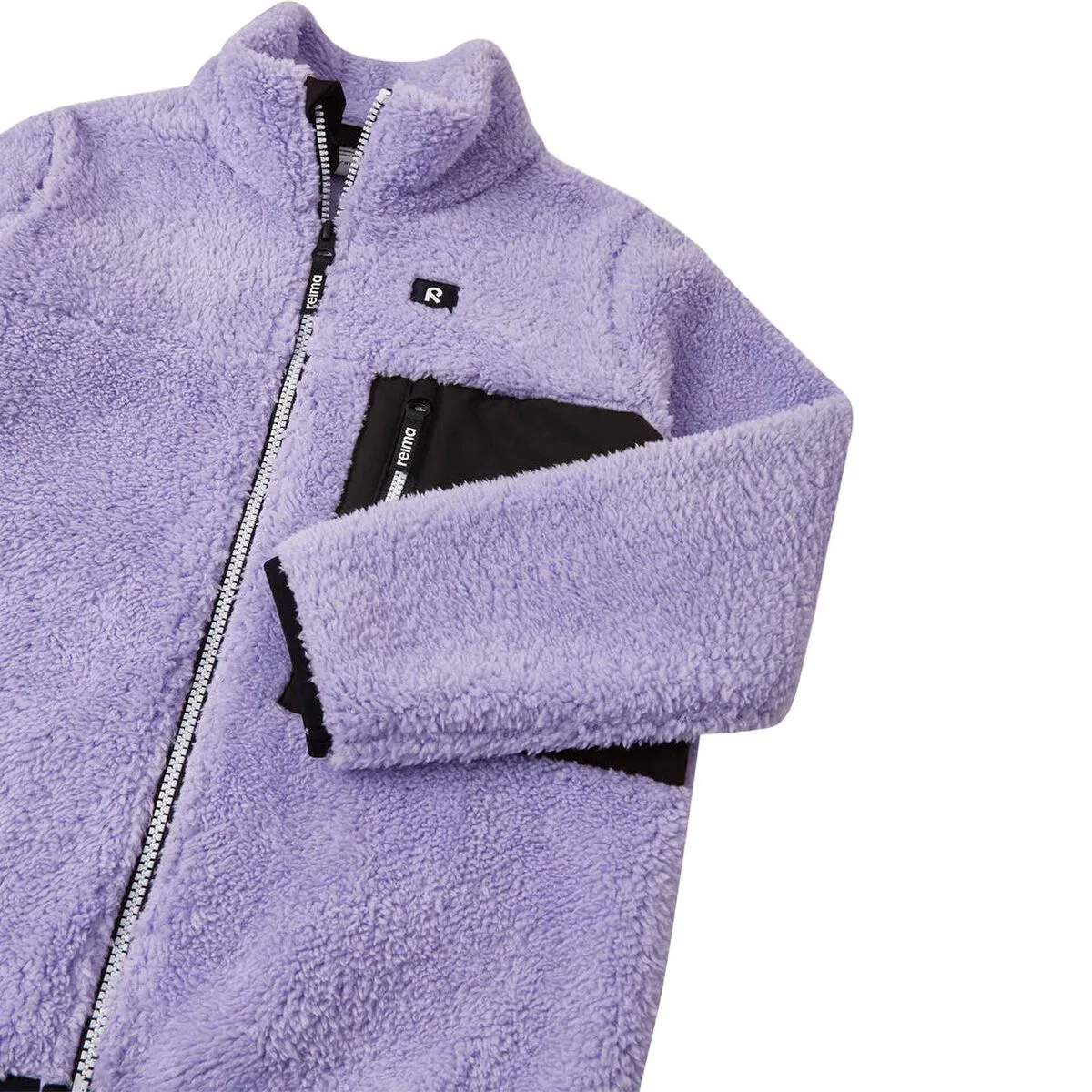 Детская флисовая куртка на молнии с принтом Turilas Reima, Blooming Lilac — фото 4