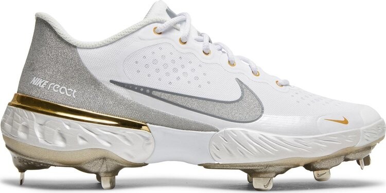 

Бутсы Nike Alpha Huarache Elite 3 Low 'White Metallic Silver', белый