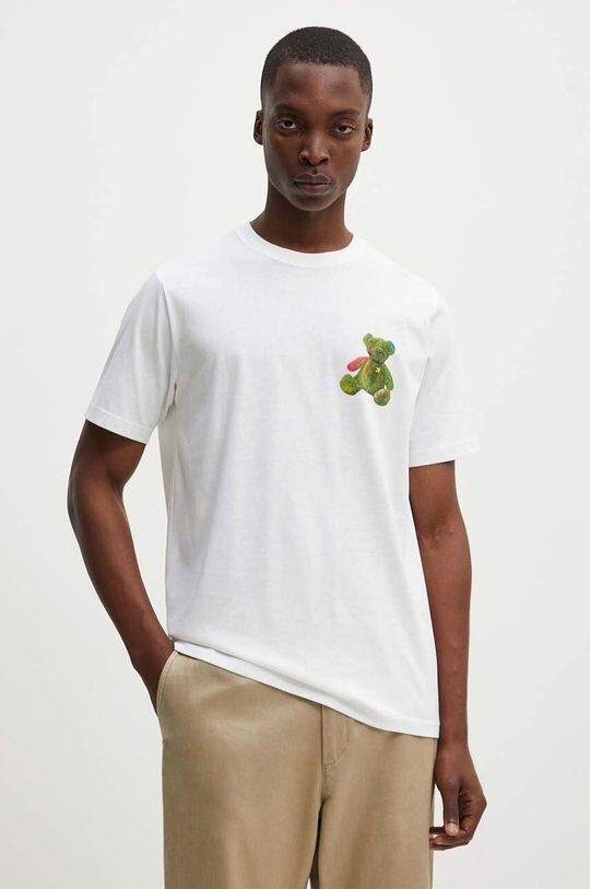 

Хлопковая футболка PS Paul Smith, белый