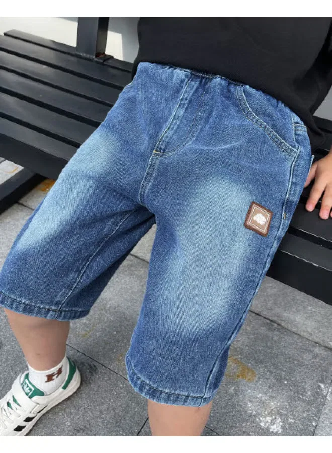 Шорты свободного кроя для мальчиков джинсовые Jeanswest, синий