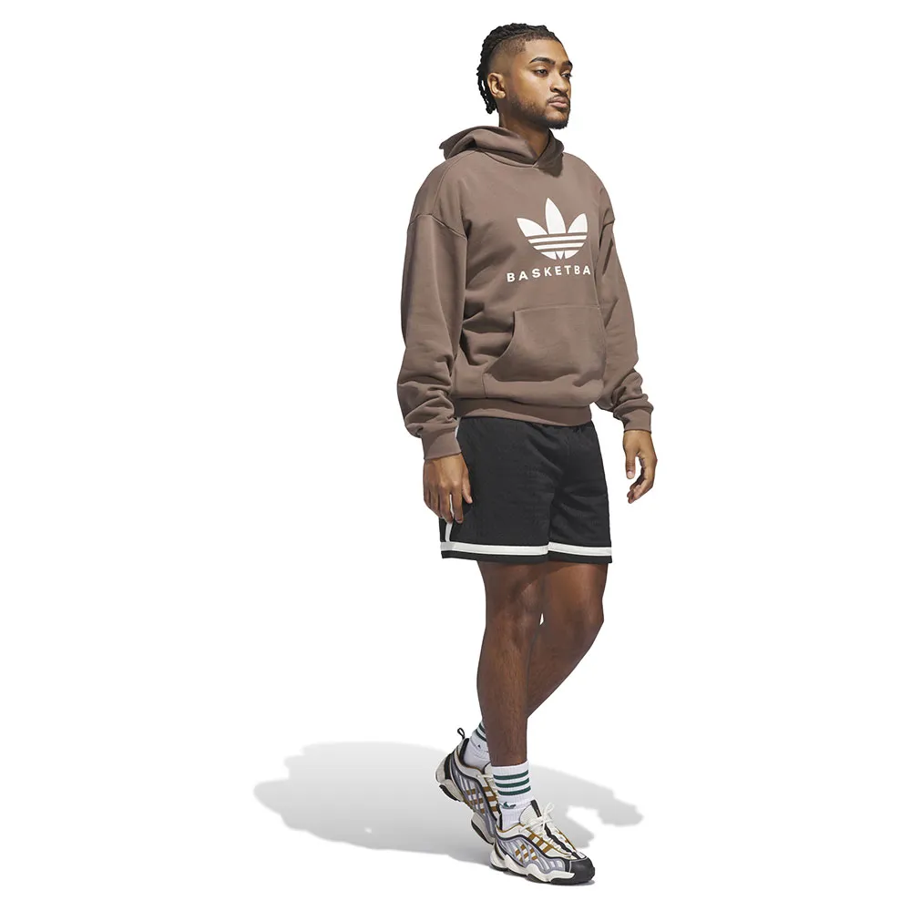 Худи adidas Originals Originals Basketball, коричневый — фото 3