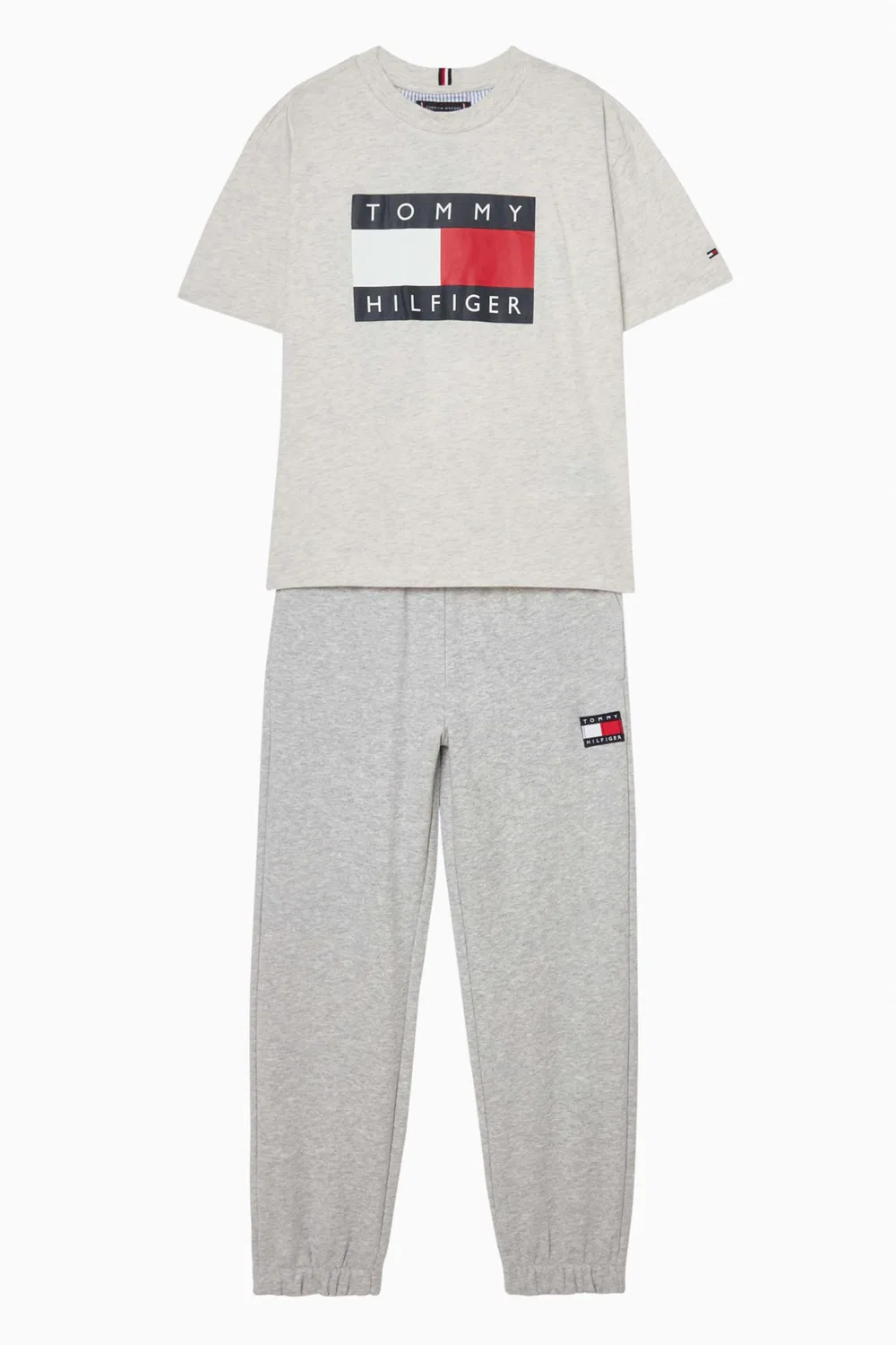 Футболка с принтом Heritage Logo Tommy Hilfiger, серый — фото 2
