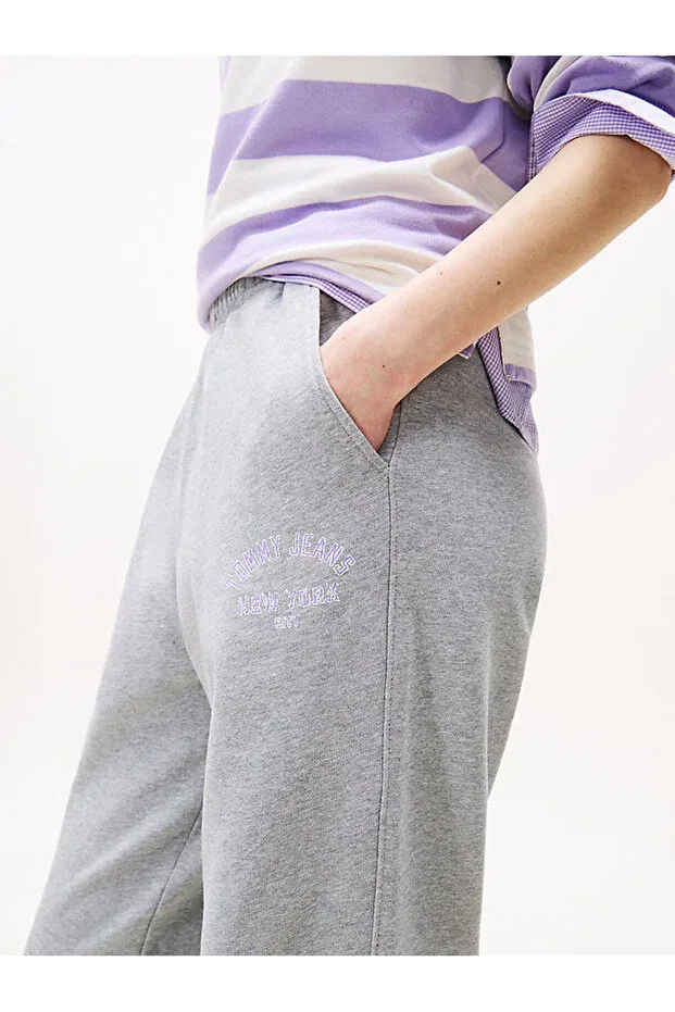 Женские спортивные брюки с заниженной талией Tommy Hilfiger, Gray — фото 3