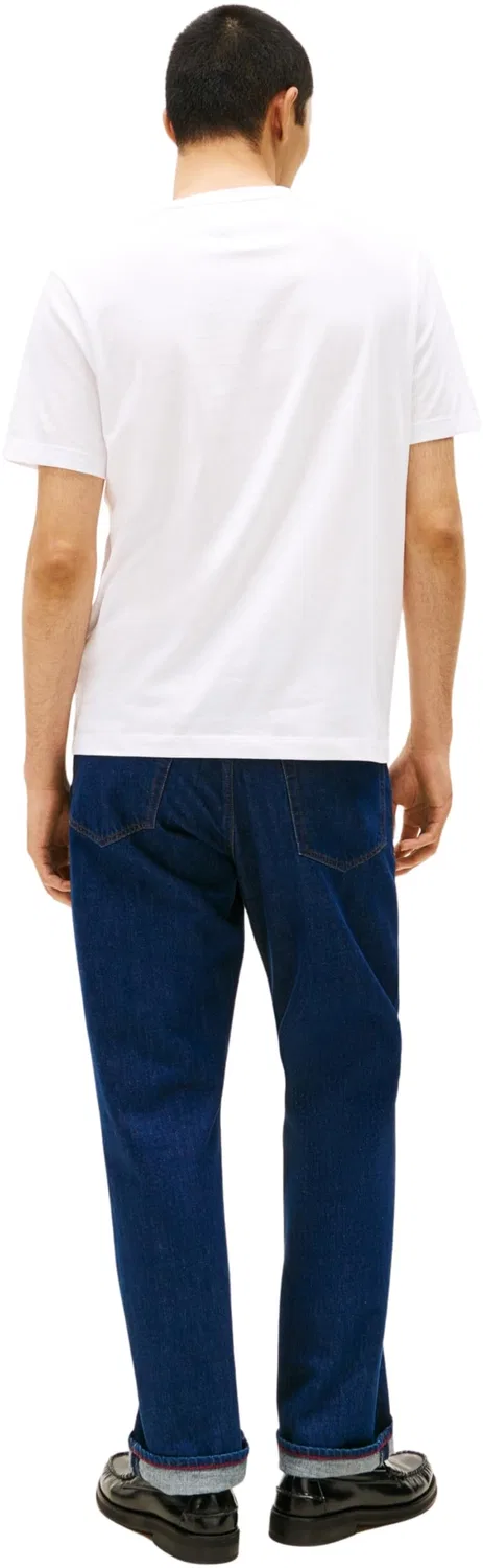 Мужская футболка с принтом Hilfiger Stack Tommy Hilfiger, White (White) — фото 2