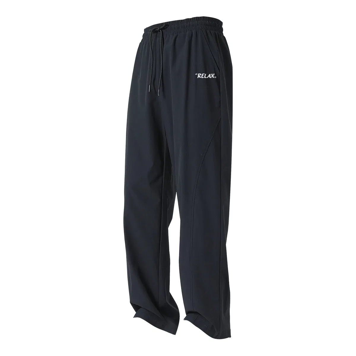 Детские быстросохнущие брюки прямого кроя Magic Text Pants Logo MINISO, Черный