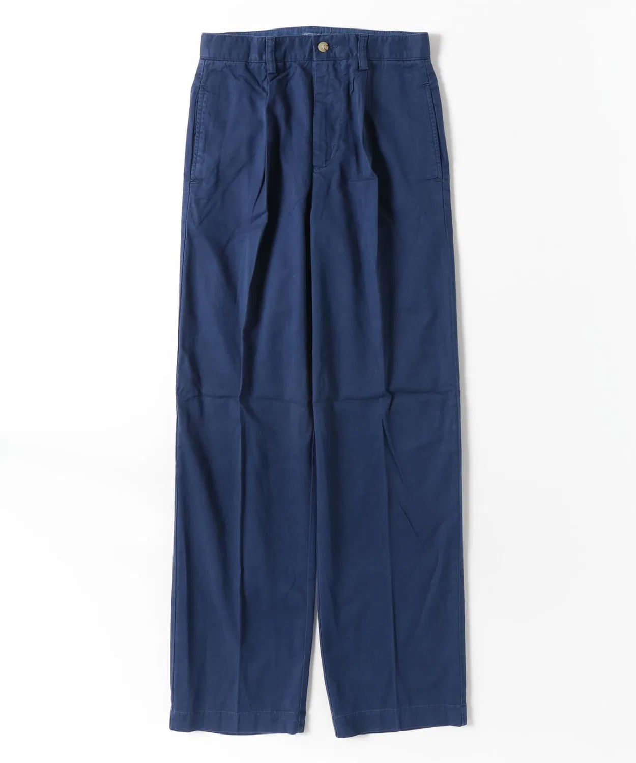 Женские брюки свободного кроя с защипами и хлопковым материалом POLO RALPH LAUREN, Navy — фото 2