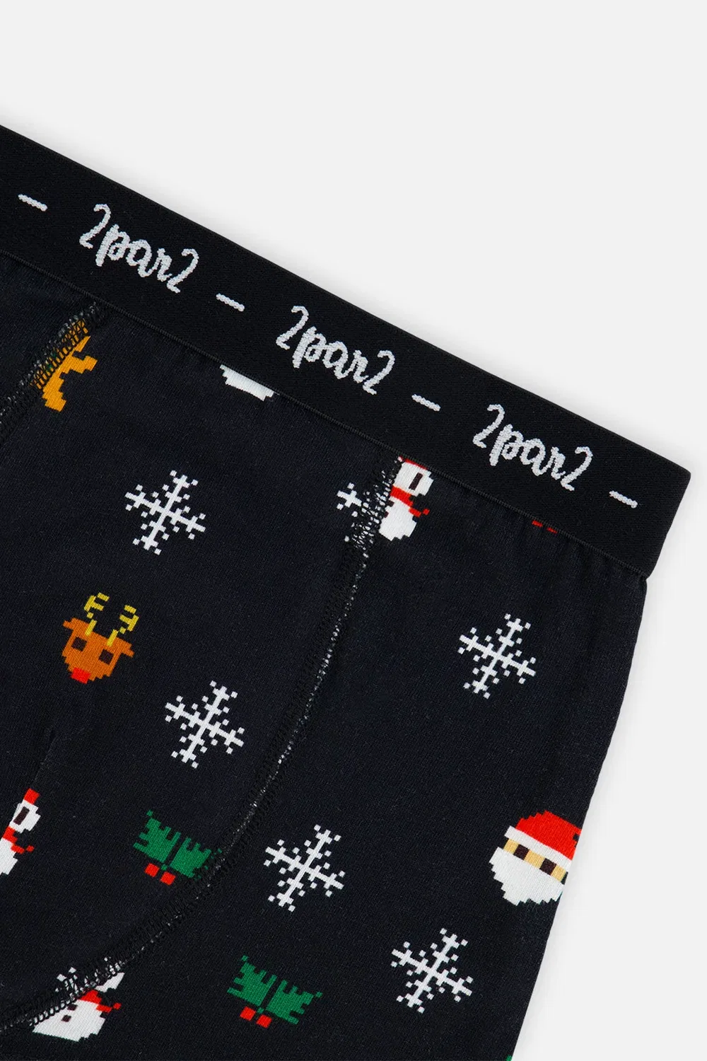 Детские трусы-боксеры комплект из 3 штук с принтом Holiday Print Deux par Deux, Holiday Print — фото 3