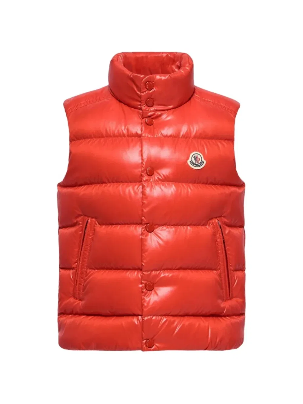 Стеганый жилет Tib Moncler Enfant, оранжевый