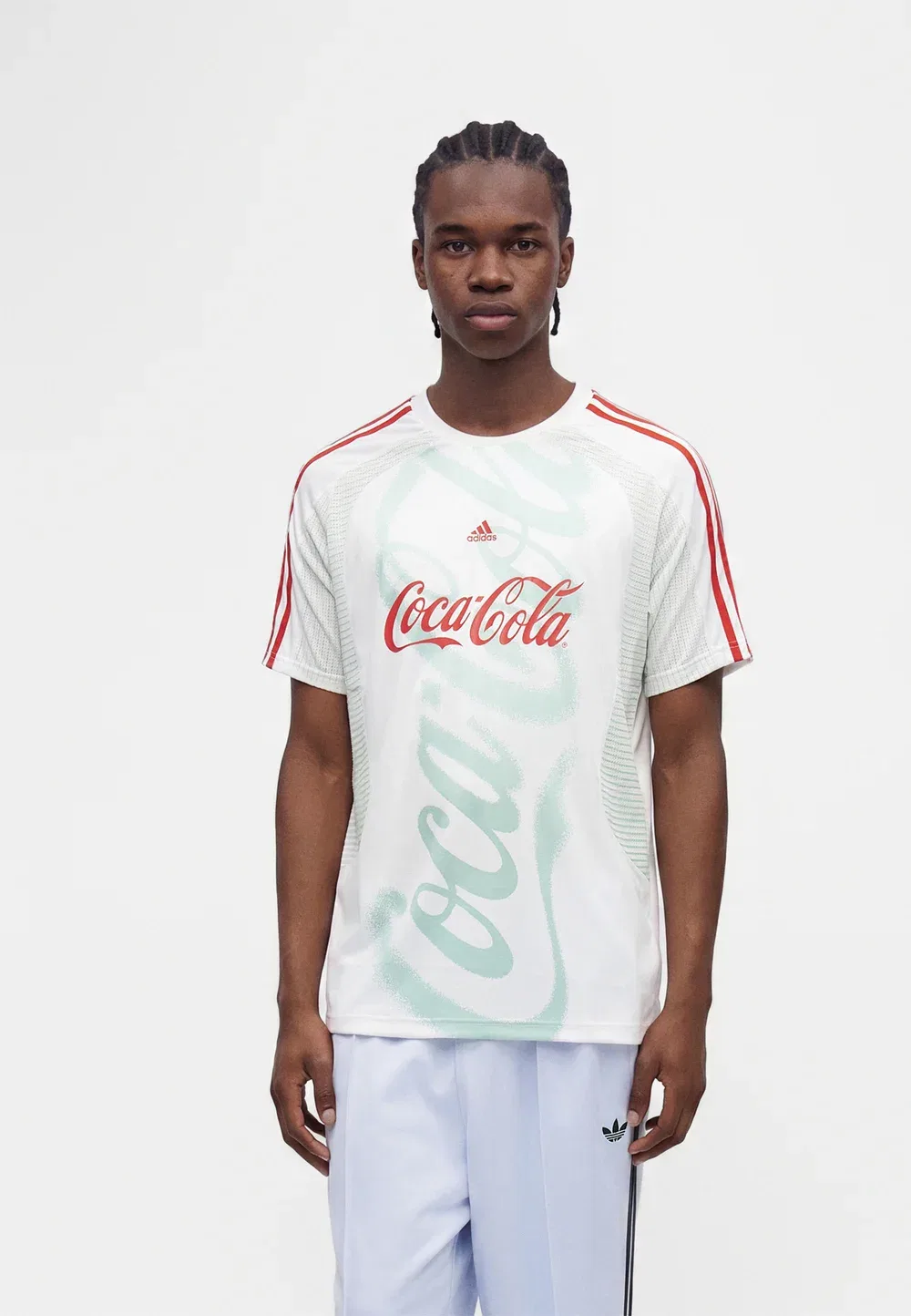Coca Cola Teamgeist унисекс - футболка с принтом Adidas Originals, White