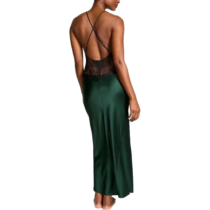 Женская сорочка с длинным рукавом Victoria's Secret, Dark Green — фото 3