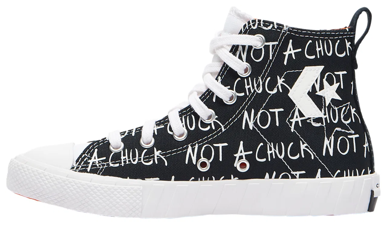 Кеды для мальчиков CTAS Hi UNT1T!3D OG Converse, черный/белый — фото 2