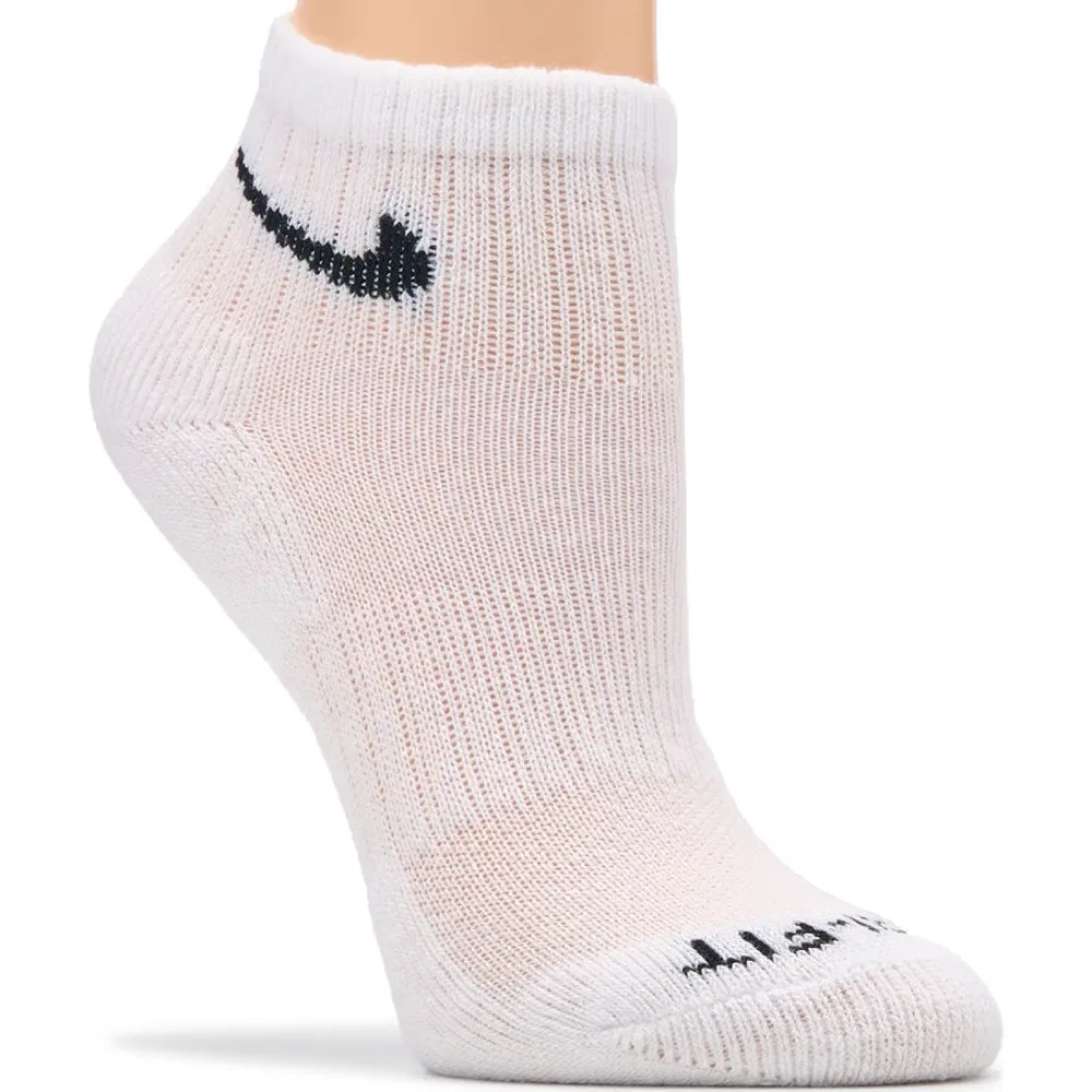 Детский набор из 6 пар носков до щиколотки размера XS для подростков Nike, White/Black — фото 2