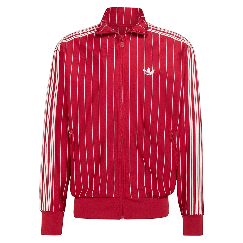 Свитшот с принтом Firebird Pinstripes на молнии Adidas Originals, красный