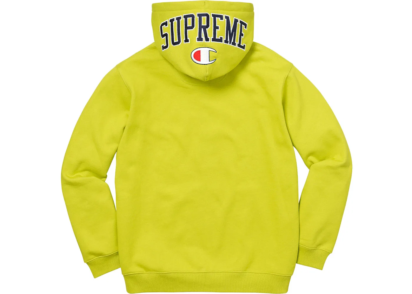 Мужская худи Supreme Champion Arc Logo Zip Up Sweat, Bright Green — фото 2