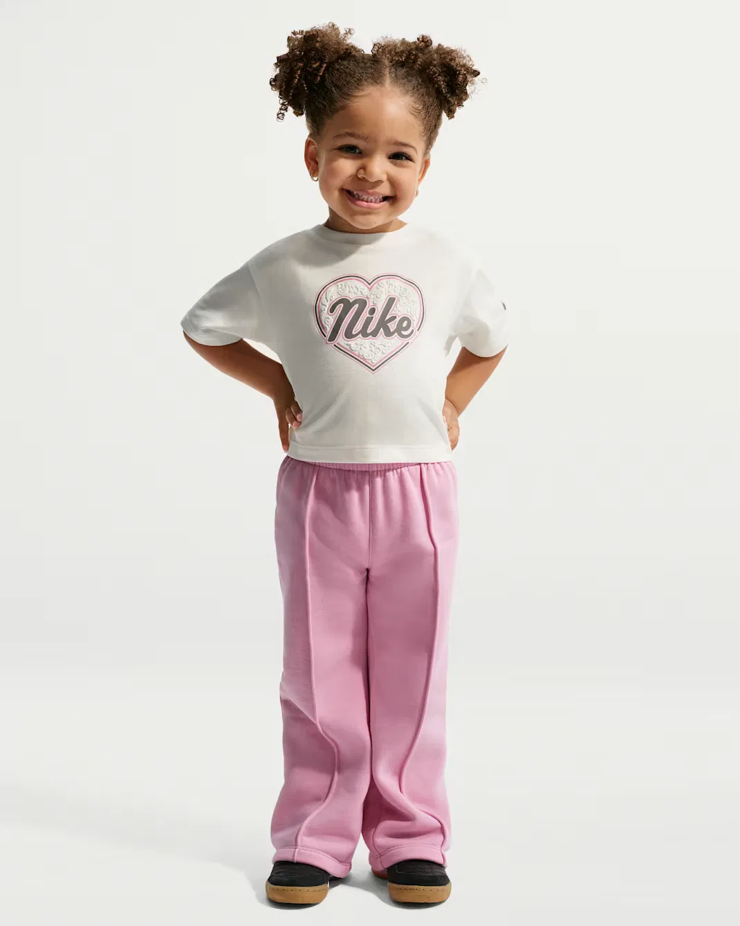 Детская футболка свободного кроя Juxta-Girl Nike, Sail — фото 4