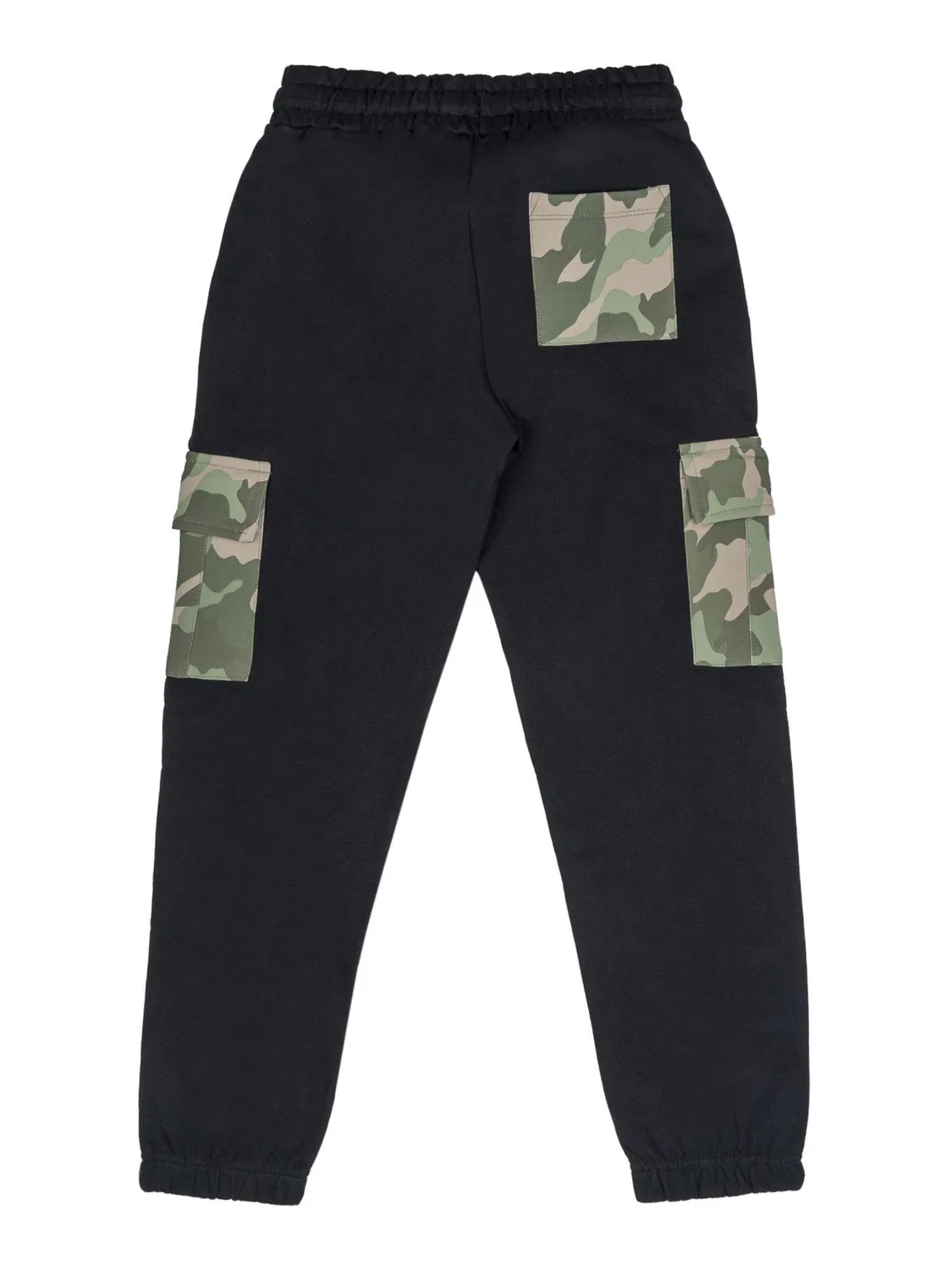 Детские штаны карго с принтом камуфляж Leone 1947 Apparel, Schwarz — фото 2