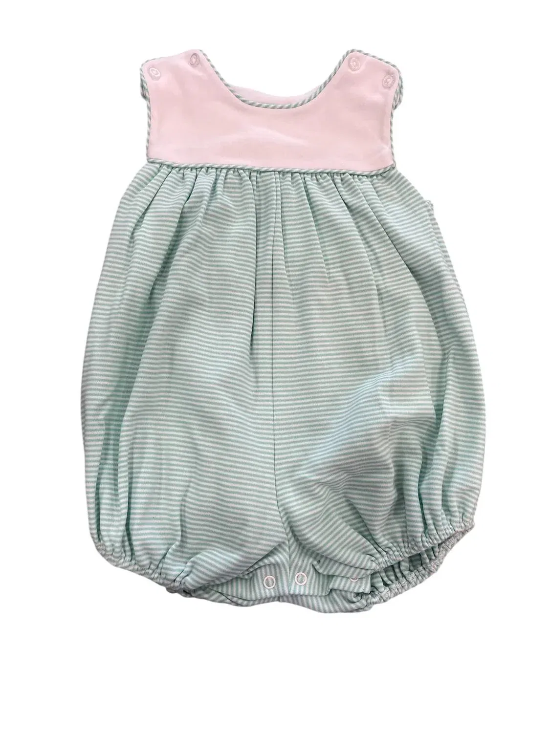 Детский боди-комбинезон без рукавов в полоску Memphis Stripe Lullaby Set, Memphis Stripe — фото 2