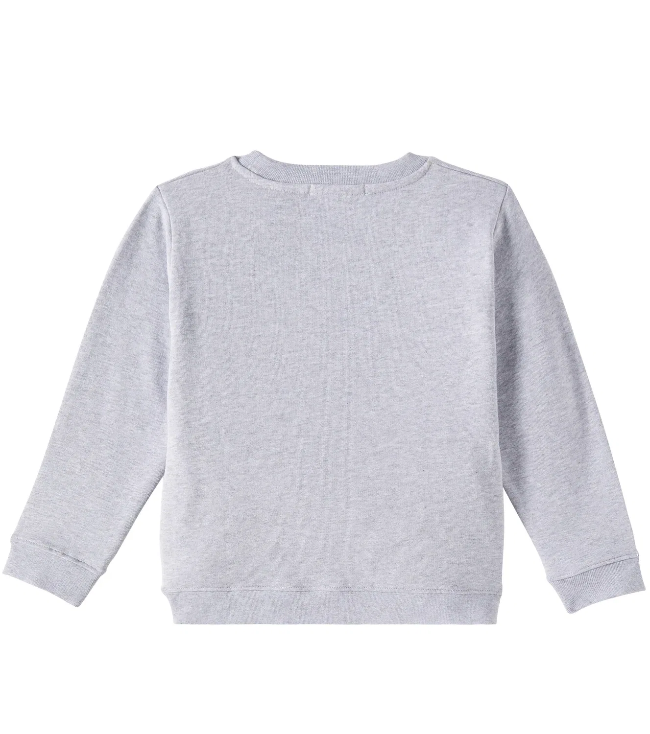 Свитшот хлопковый с принтом Stella Mccartney Kids, серый — фото 3
