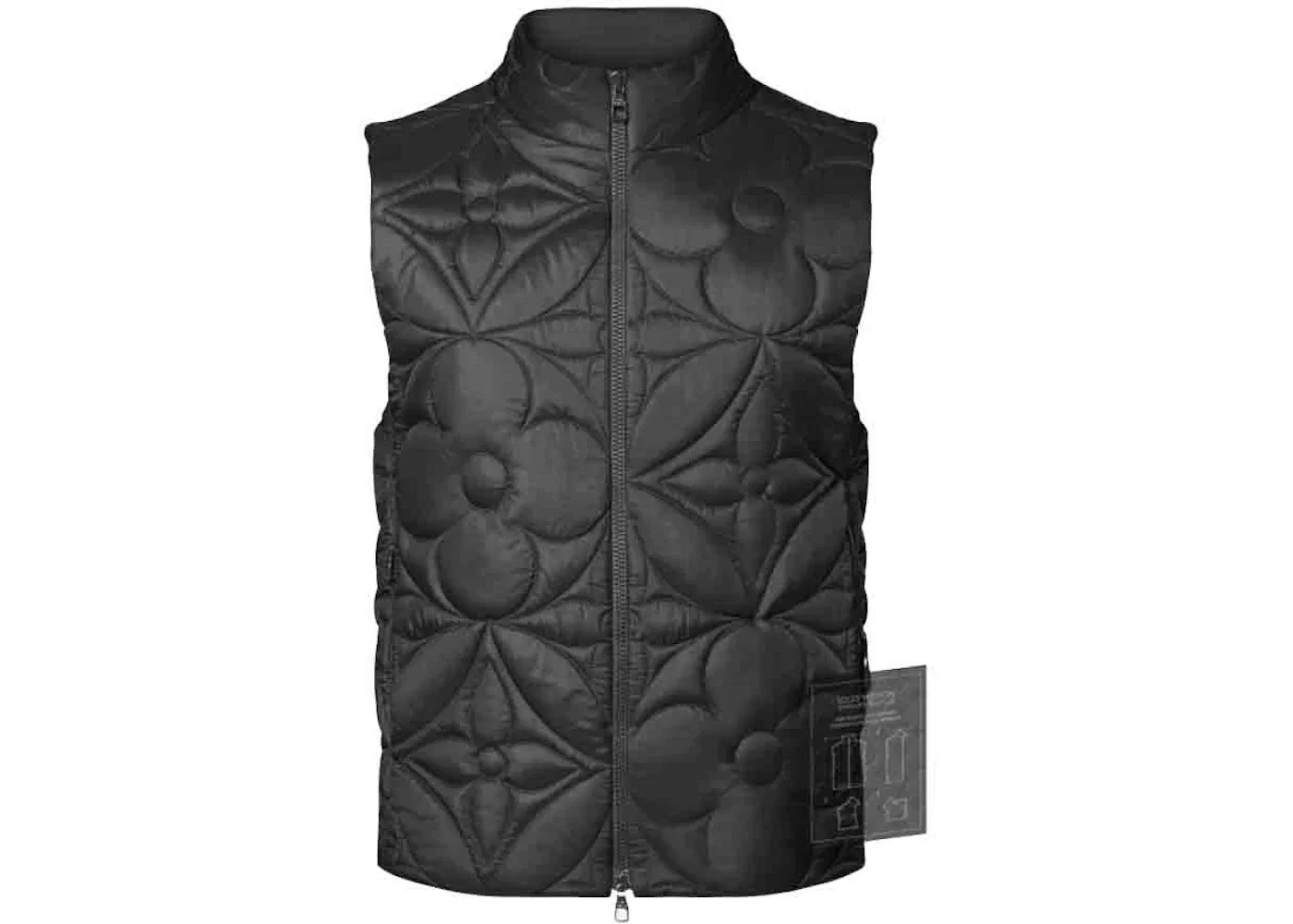 Мужской жилет с принтом Monogram Flower Gilet Louis Vuitton, Black