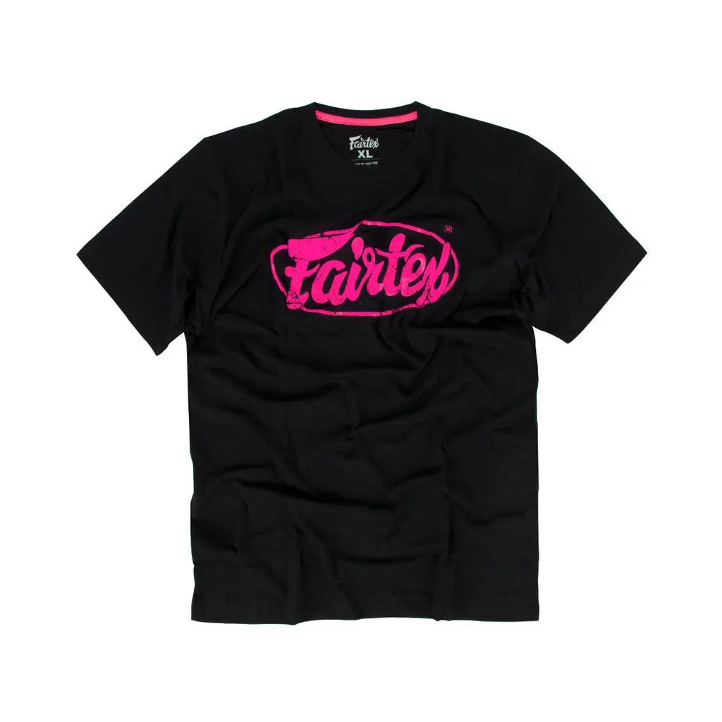 

Спортивная футболка Fairtex TST148, размер XS, черный/розовый