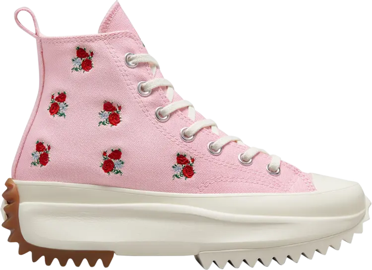 

Кроссовки Converse Run Star Hike Platform High Embroidered Floral - Sunrise Pink, розовый, Розовый;серый, Кроссовки Converse Run Star Hike Platform High Embroidered Floral - Sunrise Pink, розовый