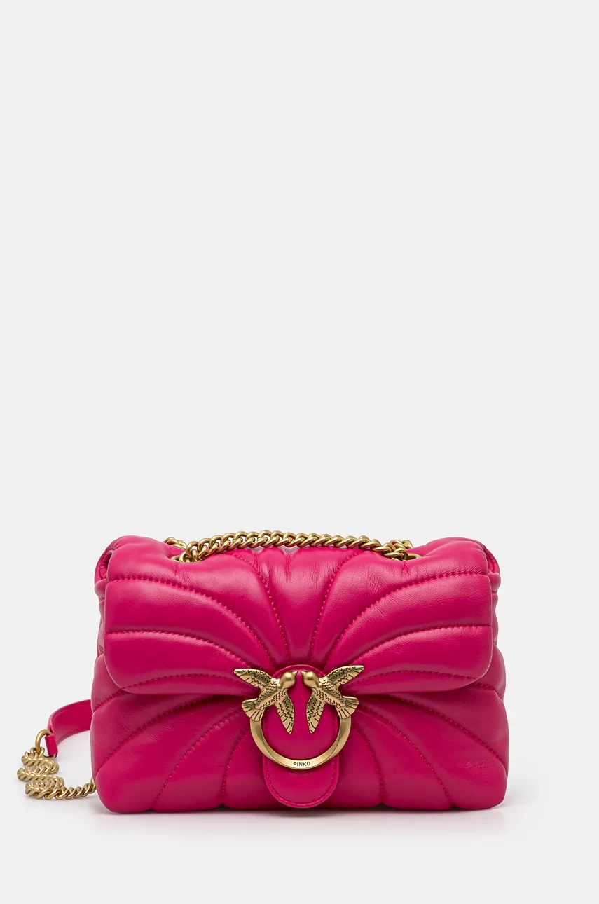 

Кожаная сумочка Pinko, розовый