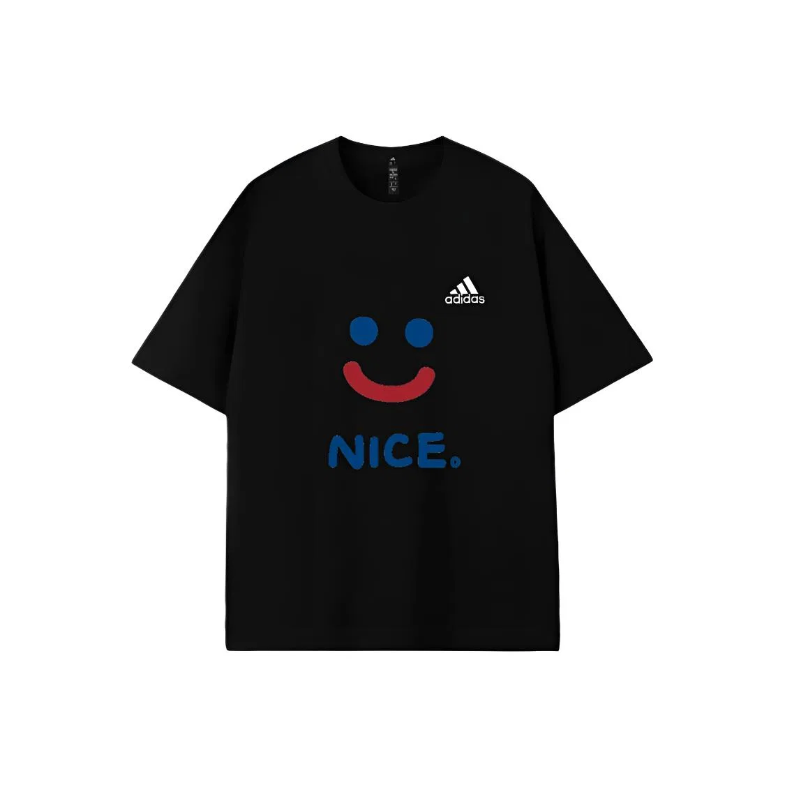 Футболка детская с принтом Adidas, Black