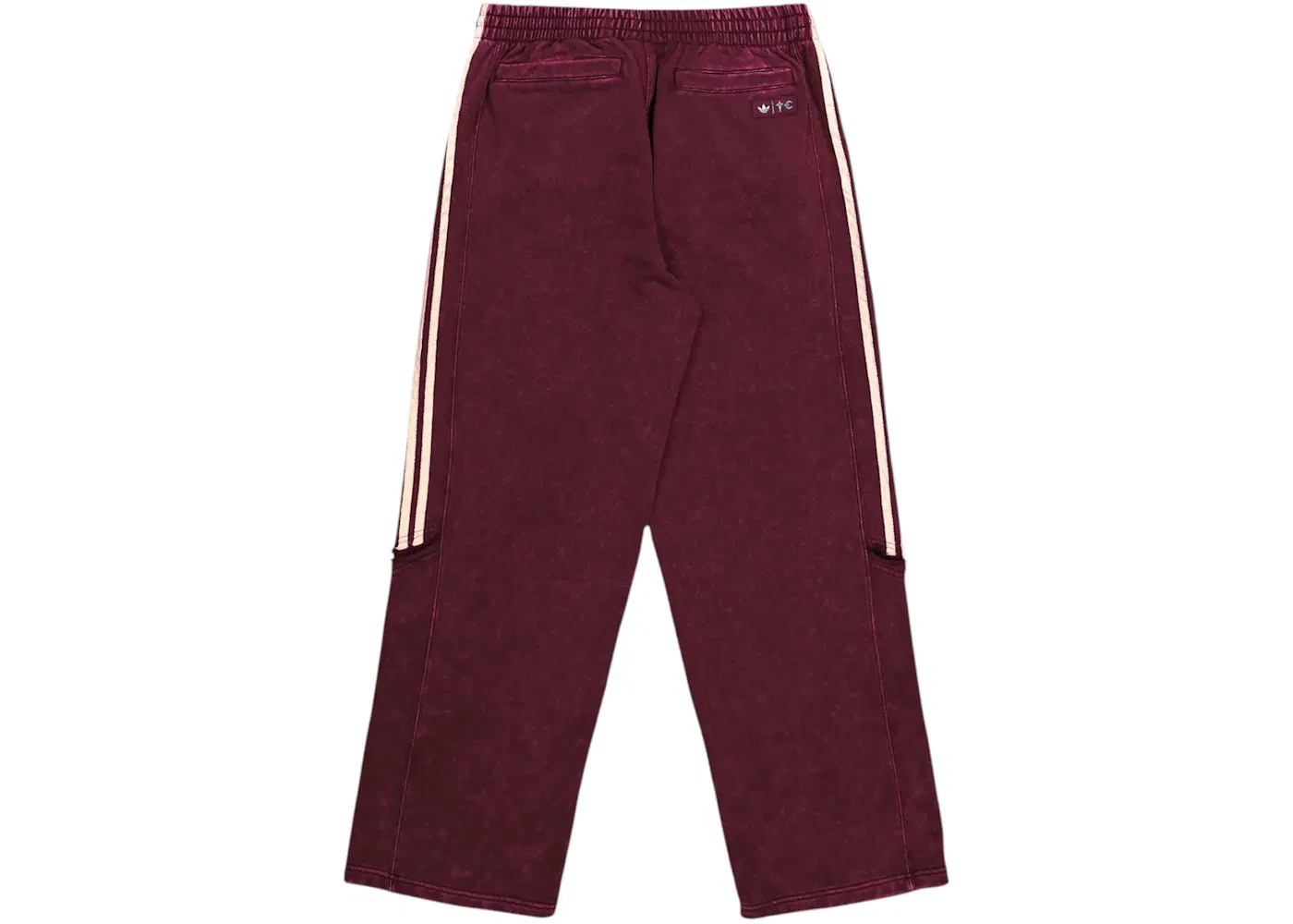 Мужские спортивные штаны с принтом Adidas x Thug Club Teamgeist Sweatpants (Asia Sizing), Maroon — фото 2