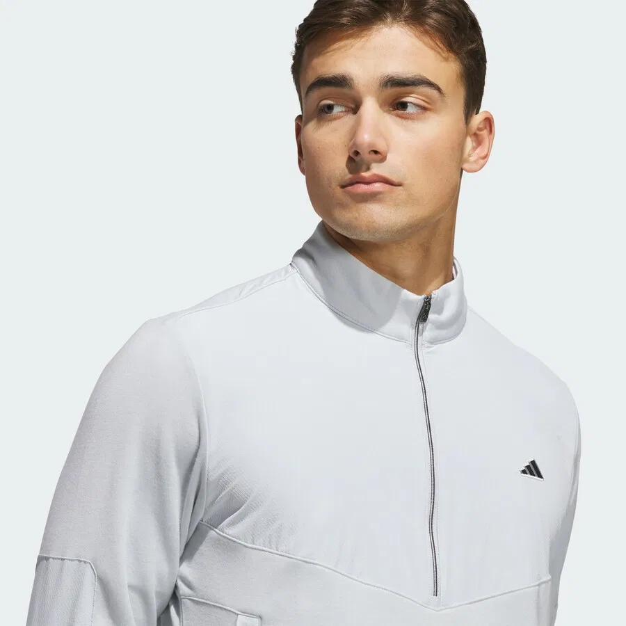 Спортивная толстовка ADIDAS PERFORMANCE 'Ultimate365+' светло-серого цвета — фото 3