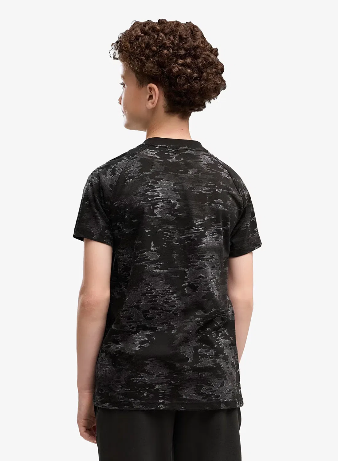 Футболка с принтом Youth Camo Graphic Puma, черный — фото 2