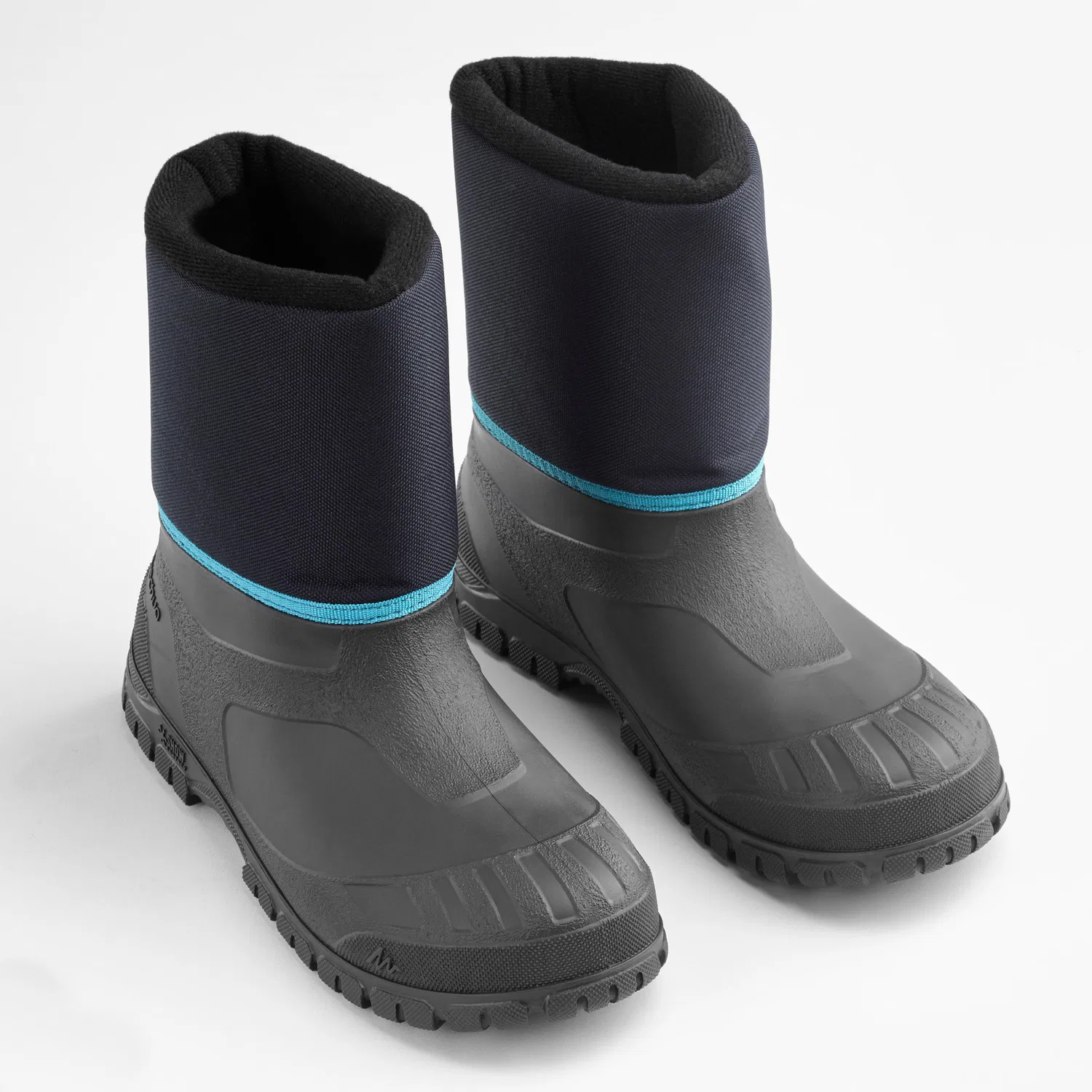 Детские зимние ботинки водонепроницаемые Winterstiefel SH100 Quechua, Dunkelblau Tropenblau — фото 2