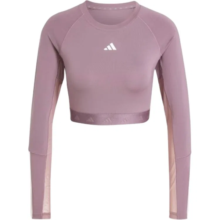 Женская футболка с длинным рукавом Hyperglam Training Adidas, Contour Fig