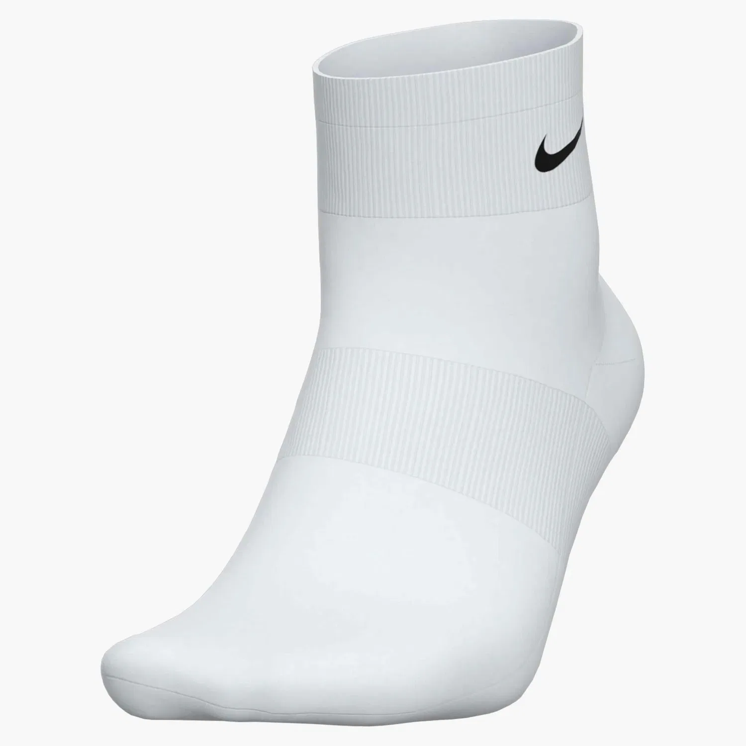 Мужские носки для фитнеса с Dri-FIT технологией Nike, White — фото 2