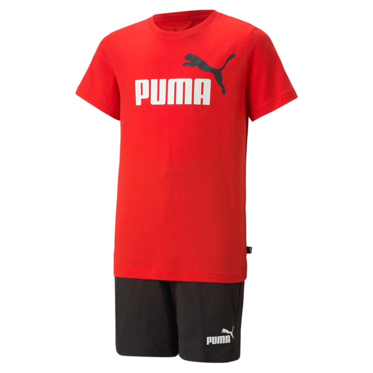 Детский комплект из шорт и футболки с принтом Puma, Rot