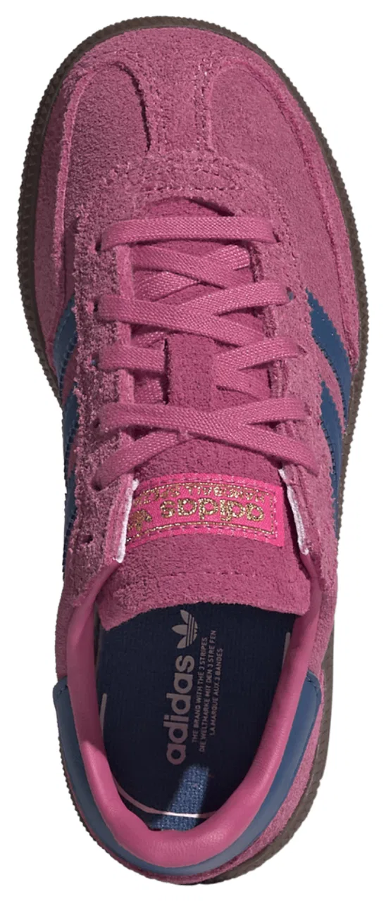 Детские кеды Handball Spezial Adidas, цвет Shock Pink/Gum/Dark Marine — фото 4