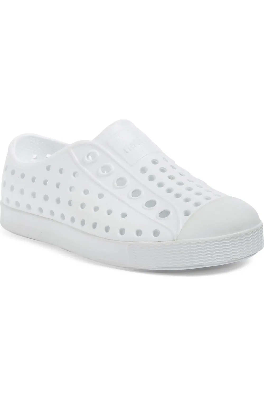 Кеды детские водонепроницаемые Jefferson Slip-On Native Shoes, Shell White/Shell White