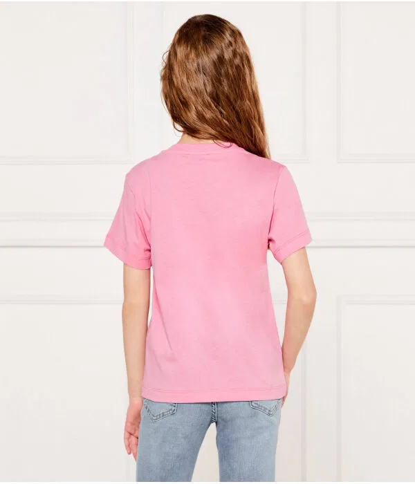 Детская футболка с круглым вырезом Pinko Up, Rosa — фото 3